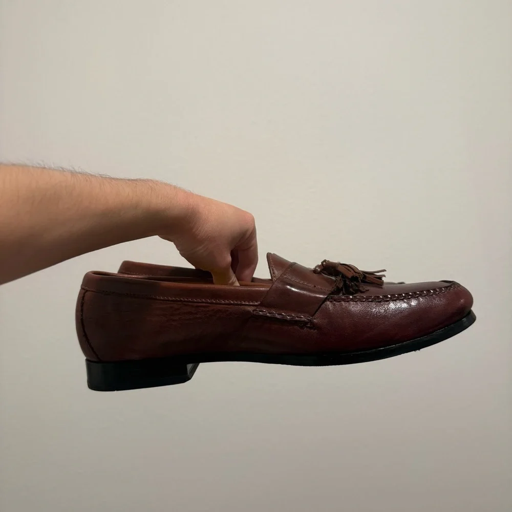 Cole Haan Nike Air Brown Leather Shoes Men’s Size 12 - Picture 9 of 12